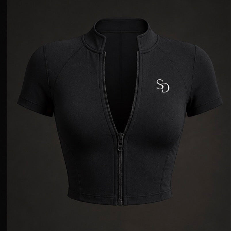 SCULPT ZIP TOP